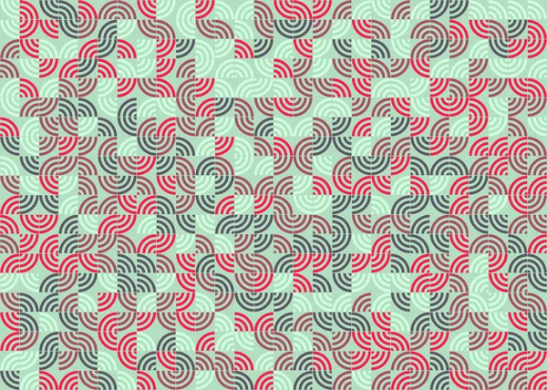 Soyut Geometrik Desen üretken hesaplama sanatı çizimi 