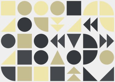 Soyut Geometrik Desen üretken hesaplama sanatı çizimi 