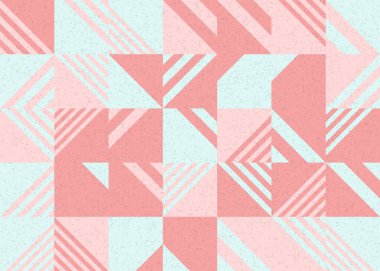 Soyut Geometrik Desen üretken hesaplama sanatı çizimi  