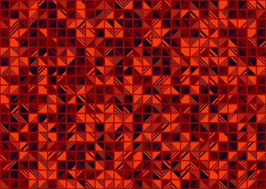 Soyut geometrik hesaplama deseni, vektör illüstrasyonu