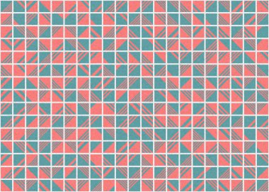 Soyut Geometrik Desen üretken hesaplama sanatı çizimi 