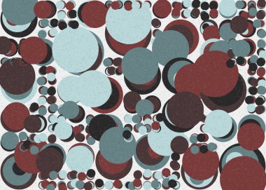 Soyut Geometrik Desen üretken hesaplama sanatı çizimi 