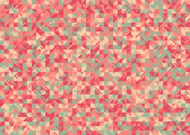 Soyut Geometrik Desen üretken hesaplama sanatı çizimi 