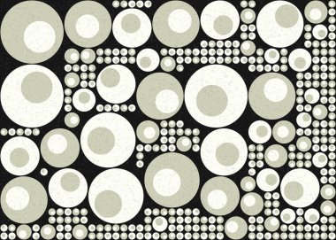 Soyut Geometrik Desen üretken hesaplama sanatı çizimi 