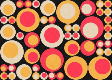 Soyut Geometrik Desen üretken hesaplama sanatı çizimi 