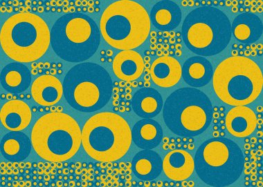 Soyut Geometrik Desen üretken hesaplama sanatı çizimi