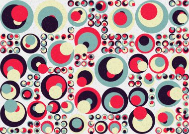 Soyut Geometrik Desen üretken hesaplama sanatı çizimi 