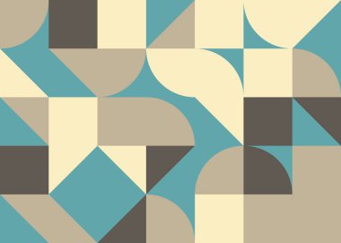 Soyut Geometrik Desen üretken hesaplama sanatı çizimi 