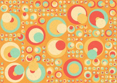 Soyut Geometrik Desen üretken hesaplama sanatı çizimi 