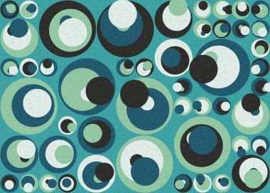 Soyut geometrik hesaplama deseni, vektör illüstrasyonu