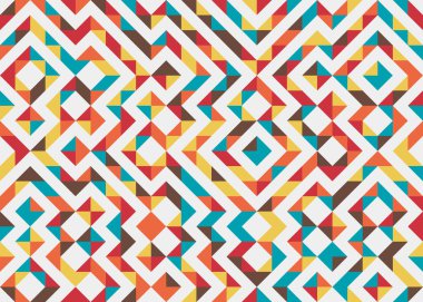 Soyut Geometrik Desen üretken hesaplama sanatı çizimi 