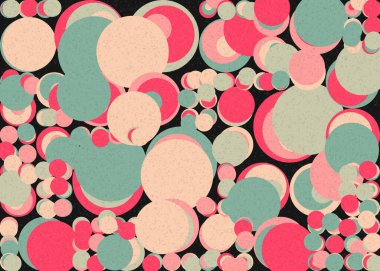 Soyut Geometrik Desen üretken hesaplama sanatı çizimi 