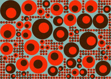 Soyut Geometrik Desen üretken hesaplama sanatı çizimi 