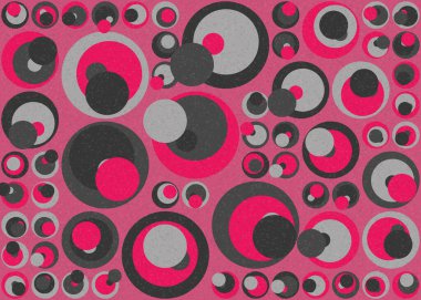 Soyut Geometrik Desen üretken hesaplama sanatı çizimi 