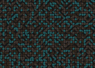 Soyut geometrik hesaplama deseni, vektör illüstrasyonu