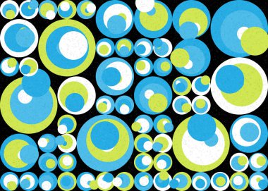 Soyut Geometrik Desen üretken hesaplama sanatı çizimi  