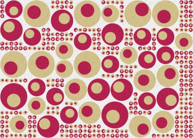 Soyut Geometrik Desen üretken hesaplama sanatı çizimi 