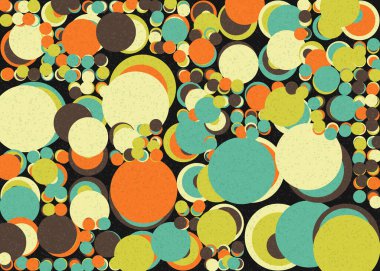 Soyut Geometrik Desen üretken hesaplama sanatı çizimi 