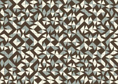 Soyut Geometrik Desen üretken hesaplama sanatı çizimi 