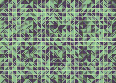 Soyut Geometrik Desen üretken hesaplama sanatı çizimi 