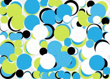 Soyut Geometrik Desen üretken hesaplama sanatı çizimi 