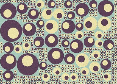 Soyut Geometrik Desen üretken hesaplama sanatı çizimi 