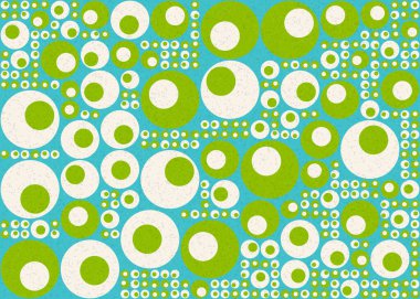 Soyut Geometrik Desen üretken hesaplama sanatı çizimi 