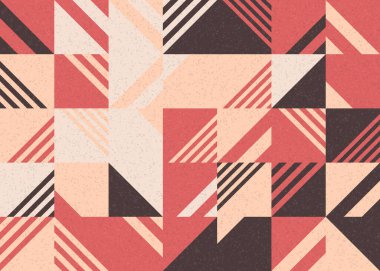 Soyut Geometrik Desen üretken hesaplama sanatı çizimi 