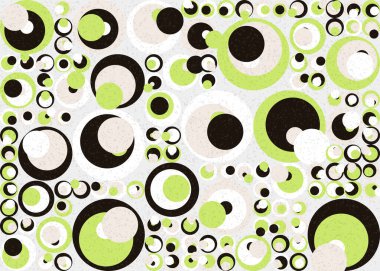 Soyut Geometrik Desen üretken hesaplama sanatı çizimi 