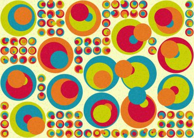 Soyut Geometrik Desen üretken hesaplama sanatı çizimi 