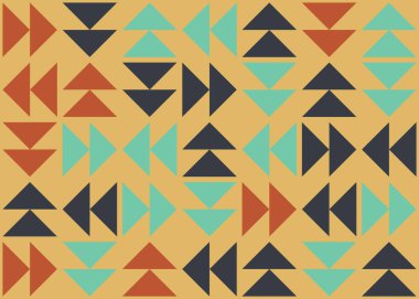 Soyut Geometrik Desen üretken hesaplama sanatı çizimi 