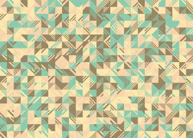 Soyut geometrik hesaplama deseni, vektör illüstrasyonu