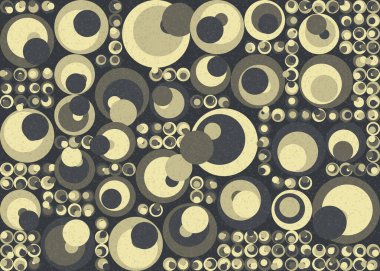 Soyut Geometrik Desen üretken hesaplama sanatı çizimi 