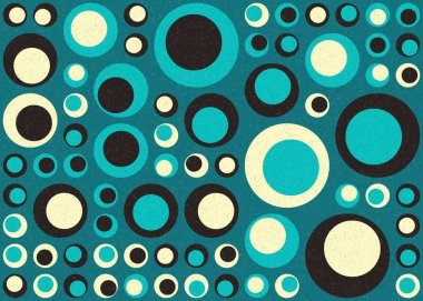 Soyut Geometrik Desen üretken hesaplama sanatı çizimi 