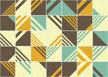 Soyut Geometrik Desen üretken hesaplama sanatı çizimi 