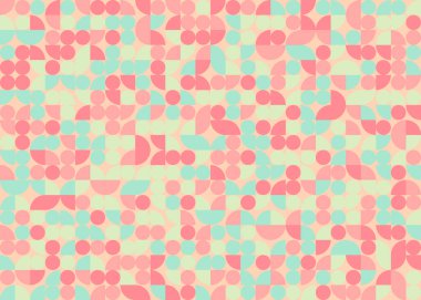 Soyut Geometrik Desen üretken hesaplama sanatı çizimi 