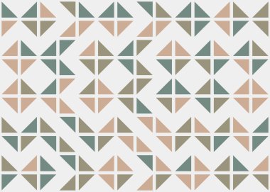 Soyut Geometrik Desen üretken hesaplama sanatı çizimi 