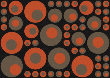 Soyut Geometrik Desen üretken hesaplama sanatı çizimi 