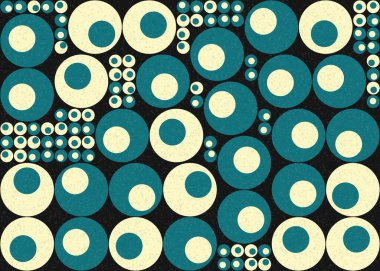 Soyut Geometrik Desen üretken hesaplama sanatı çizimi 