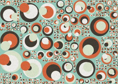 Soyut geometrik hesaplama deseni, vektör illüstrasyonu