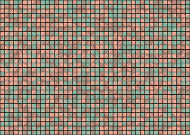 Soyut Geometrik Desen üretken hesaplama sanatı çizimi 