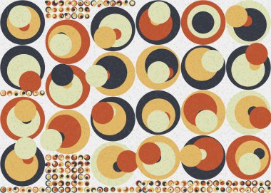 Soyut Geometrik Desen üretken hesaplama sanatı çizimi 