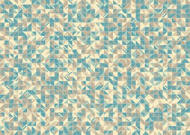 Soyut Geometrik Desen üretken hesaplama sanatı çizimi  