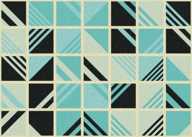 Soyut Geometrik Desen üretken hesaplama sanatı çizimi 