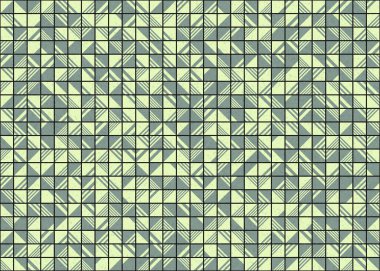 Soyut Geometrik Desen üretken hesaplama sanatı çizimi 