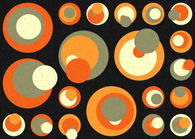 Soyut geometrik hesaplama deseni, vektör illüstrasyonu