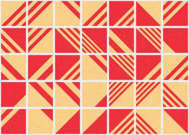 Soyut Geometrik Desen üretken hesaplama sanatı çizimi 