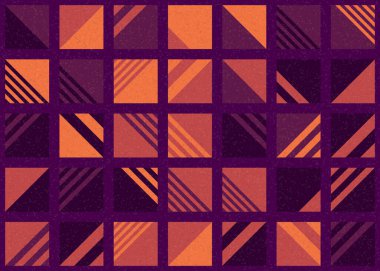 Soyut geometrik hesaplama deseni, vektör illüstrasyonu