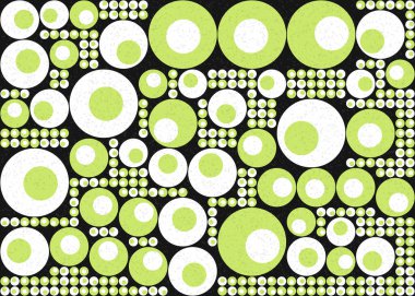 Soyut Geometrik Desen üretken hesaplama sanatı çizimi  