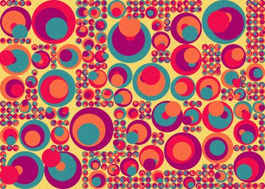 Soyut Geometrik Desen üretken hesaplama sanatı çizimi 